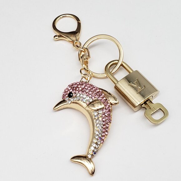 Authentic Louis Vuitton Lock & Key with unbranded Bagcharm, Keycharm, Keychain - Picture 6 of 7
